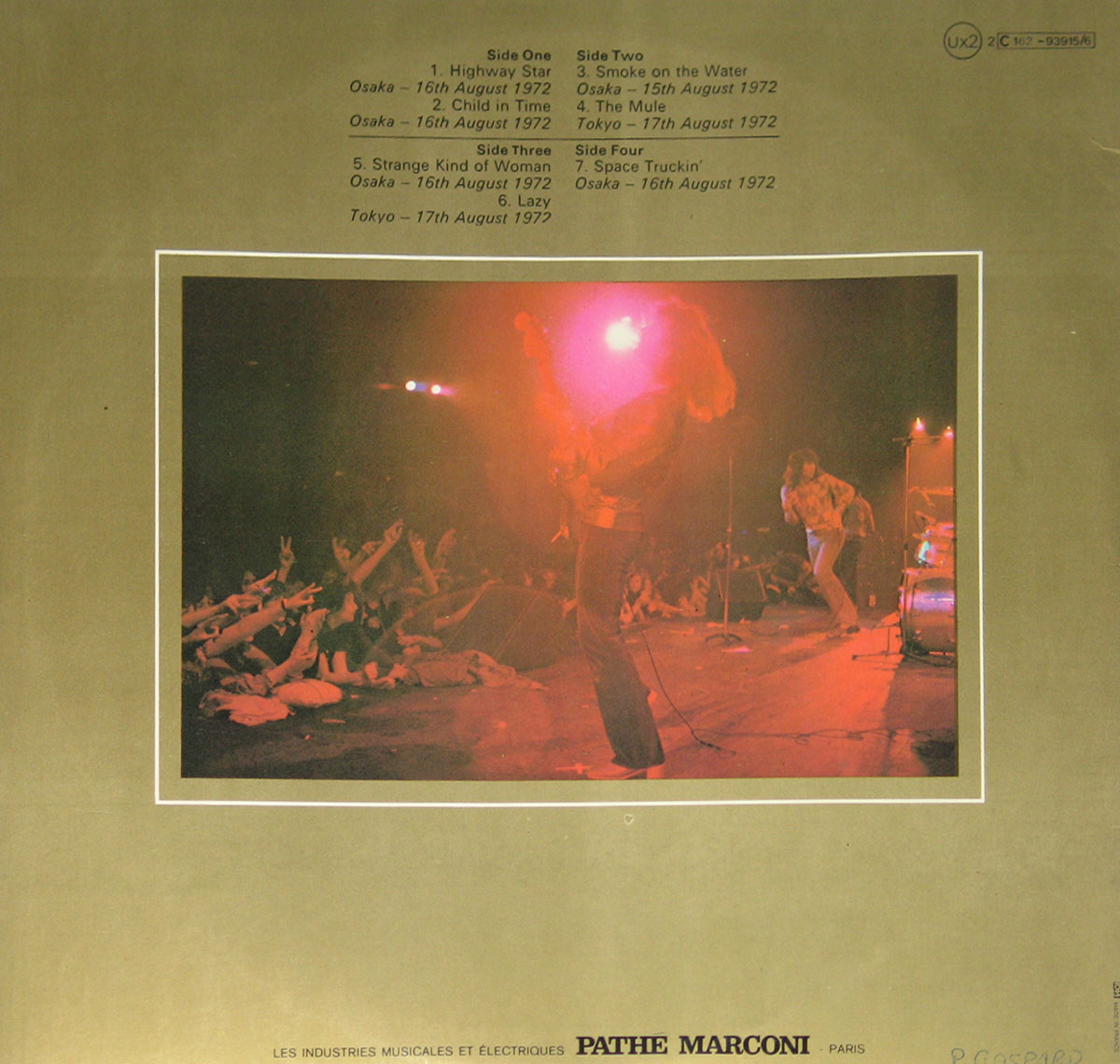 High Resolution # Photo DEEP PURPLE Made in Japan France 